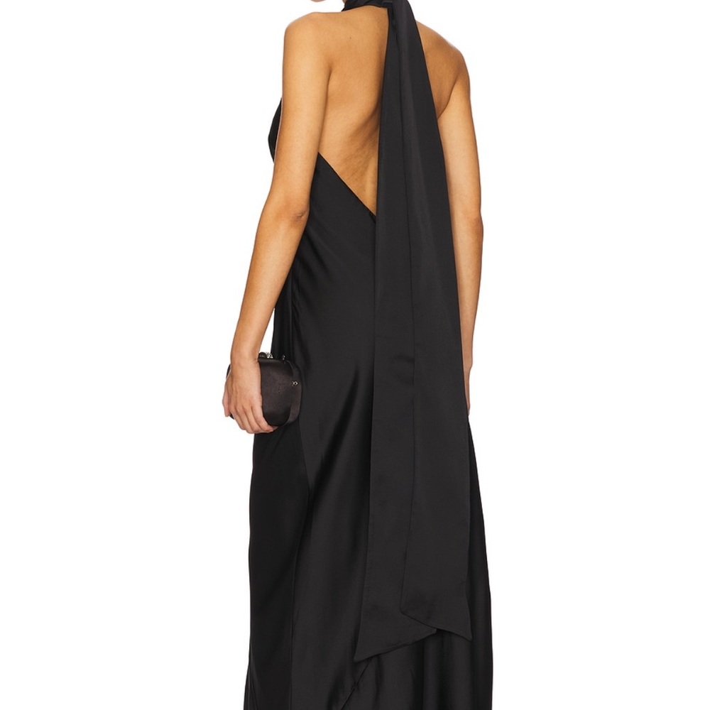 Show Me Your MuMu Black Backless Dress